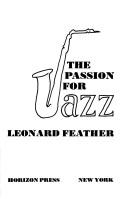 Cover of: The passion for jazz