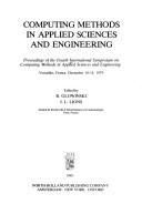 Computing methods in applied sciences and engineering : proceedings of the Fourth International Symposium on Computing Methods in Applied Sciences and Engineering, Versailles, France, December 10-14, 