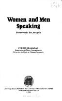 Cover of: Women and men speaking: frameworks for analysis