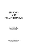 Cover of: Sex roles and human behavior