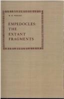 Cover of: Empedocles, the extant fragments