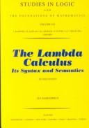 The lambda calculus : its syntax and semantics