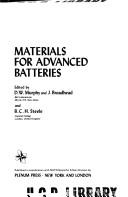 Materials for advanced batteries