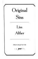 Cover of: Original sins