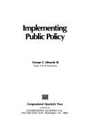 Cover of: Implementing public policy