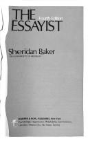 Cover of: The essayist by Sheridan Warner Baker