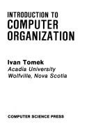 Cover of: Introduction to computer organization