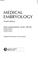 Cover of: Medical embryology