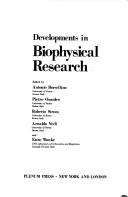 Cover of: Developments in biophysical research