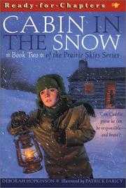 Cover of: Prairie Skies: Cabin in the Snow