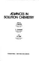 Advances in solution chemistry