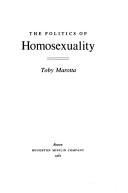 Cover of: The politics of homosexuality