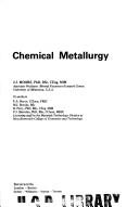 Chemical metallurgy