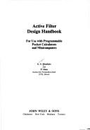 Active filter design handbook : for use with programmable pocket calculators and minicomputers