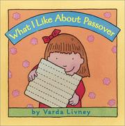 Cover of: What I like about Passover