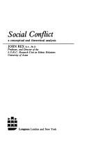 Social conflict : a conceptual and theoretical analysis