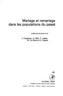 Marriage and remarriage in populations of the past