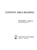 Content area reading by Richard T. Vacca