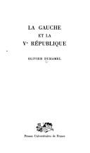 Cover of: Gauche et la Ve République