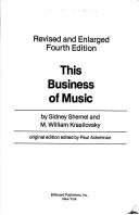 This business of music by Sidney Shemel