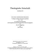 Cover of: Ecclesia semper reformanda: Vorträge zum Basler Reformationsjubiläum 1529-1979
