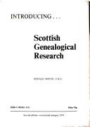 Cover of: Introducing Scottish genealogical research