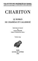 Cover of: Le roman de Chairéas et Callirhoé
