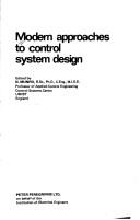 Modern approaches to control system design