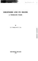Cover of: Shropshire and its rulers: a thousand years