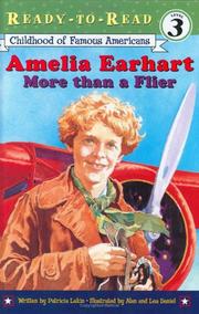 Cover of: Amelia Earhart : More Than a Flier