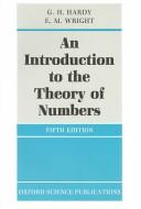Cover of: An introduction to the theory of numbers