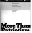 Cover of: More than patriotism: Canada at war, 1914-1918