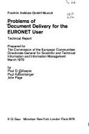 Problems of document delivery for the EURONET user : technical report