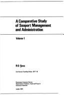 A comparative study of seaport management and administration