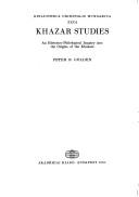 Cover of: Khazar studies: an historico-philological inquiry into the origins of the Khazars