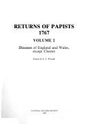 Returns of papists, 1767 by E. S. Worrall
