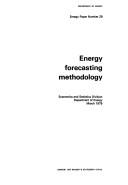 Energy forecasting methodology