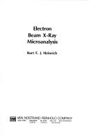 Electron beam x-ray microanalysis