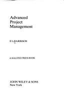 Advanced project management by F. L. Harrison