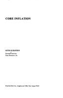 Cover of: Core inflation