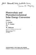 Photovoltaic and photoelectrochemical solar energy conversion