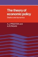 The theory of economic policy : statics and dynamics