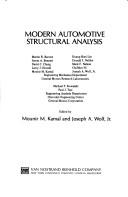 Modern automotive structural analysis