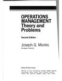 Operations management : theory and problems