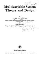 Multivariable system theory and design