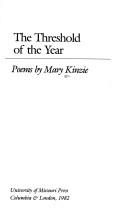 Cover of: The threshold of the year: poems