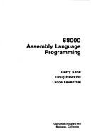 68000 assembly language programming by Gerry Kane