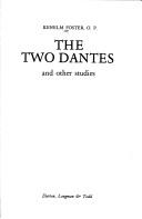 The two Dantes, and other studies