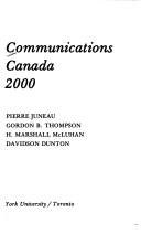 Cover of: Communications Canada 2000