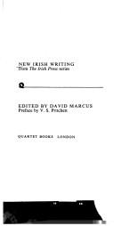 Cover of: New Irish writing from the Irish Press series